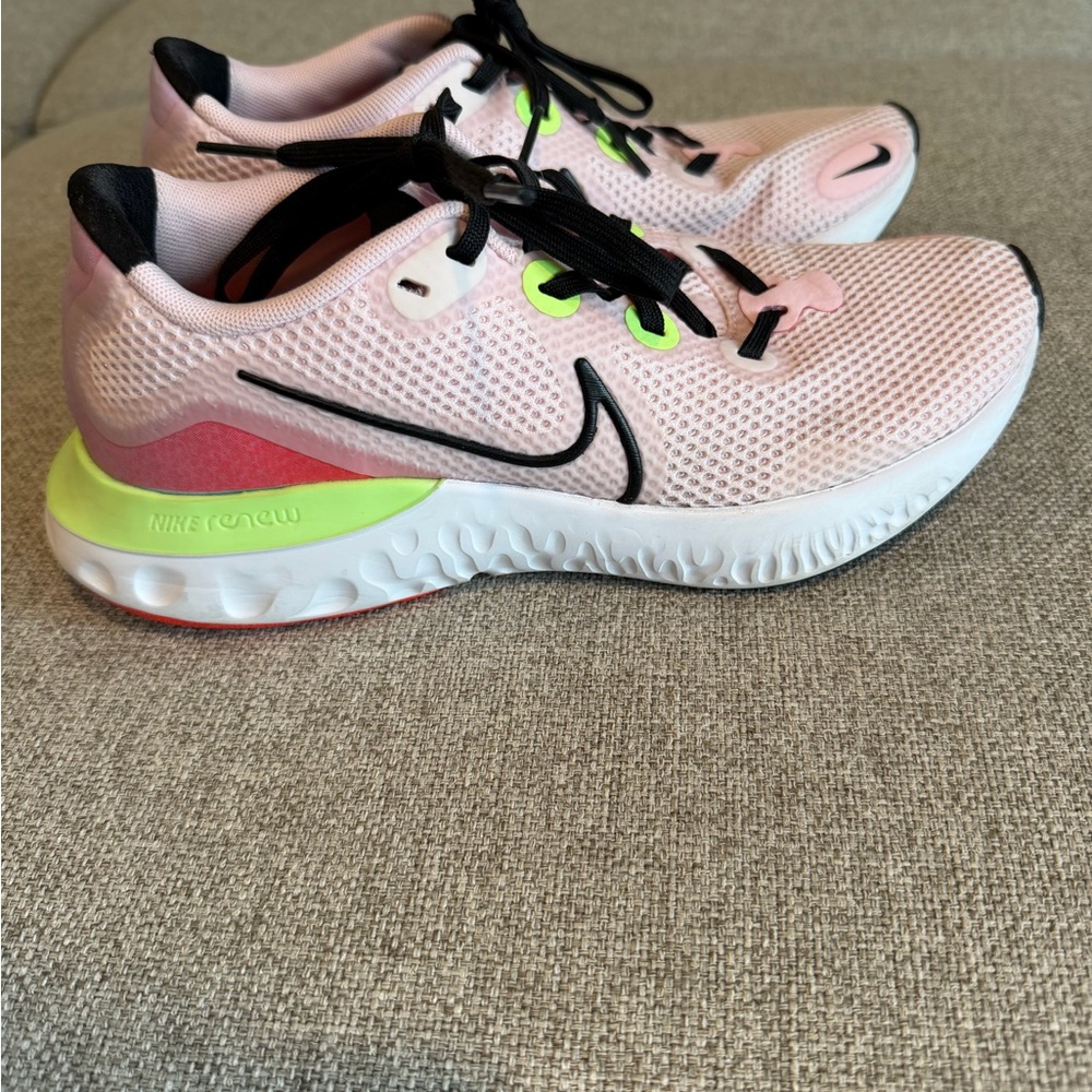 Nike Renew Pink and Black Shoes